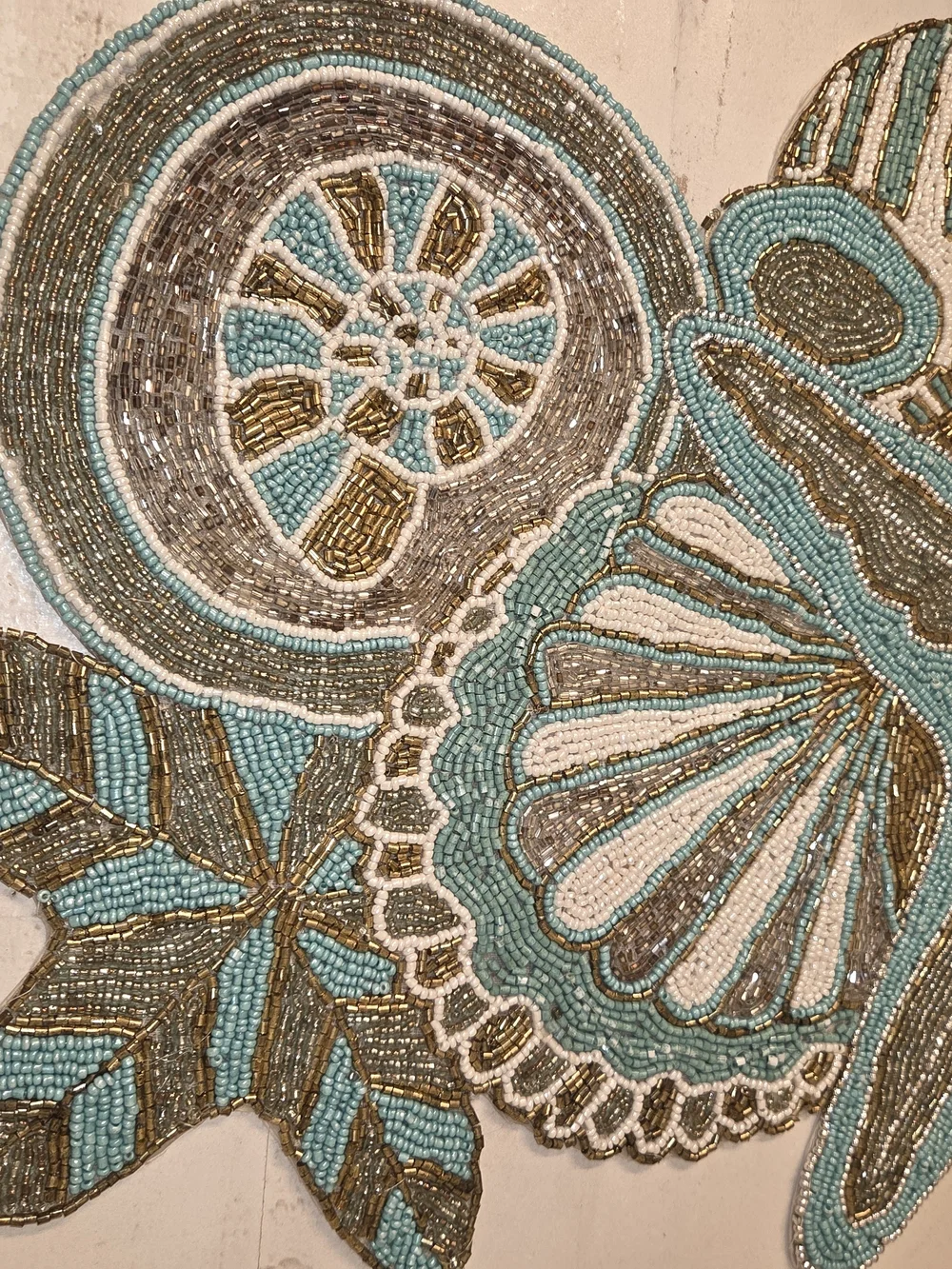 Coastal Beaded Table Runner